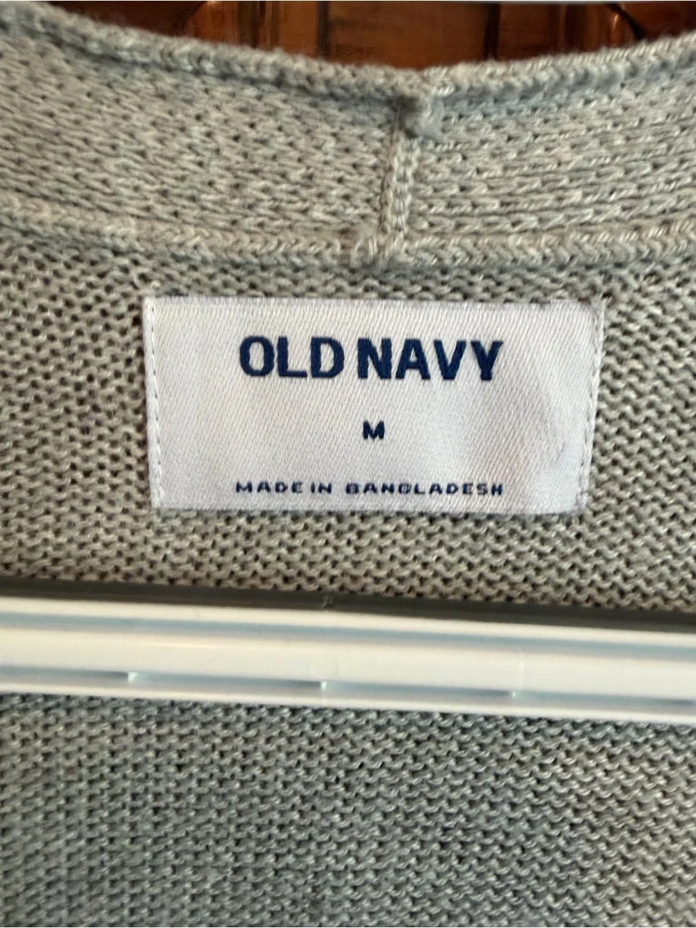 Old Navy Light Gray Open-Front Women's Cardigan with Pockets
